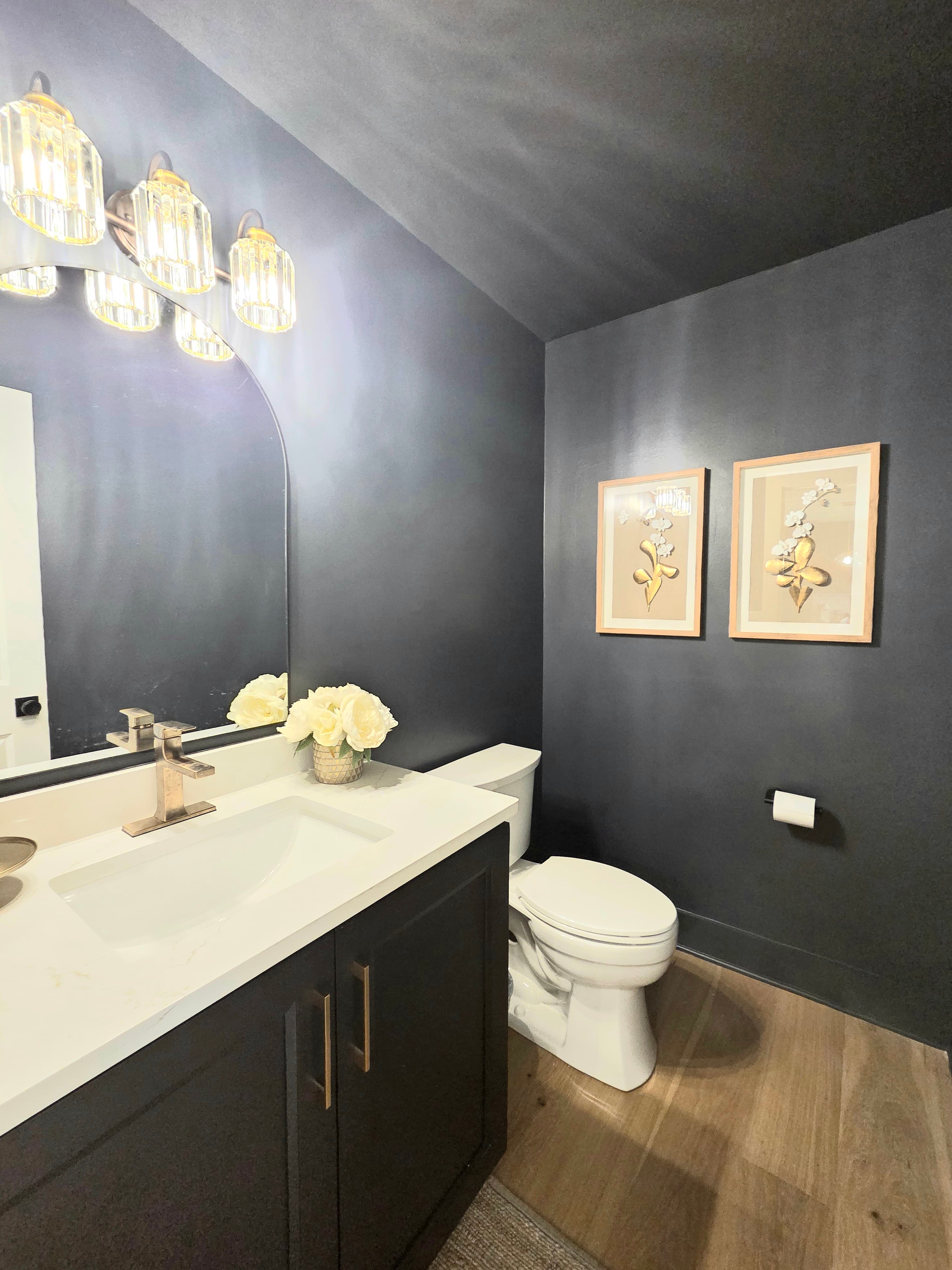 Powder Room Renovation — after