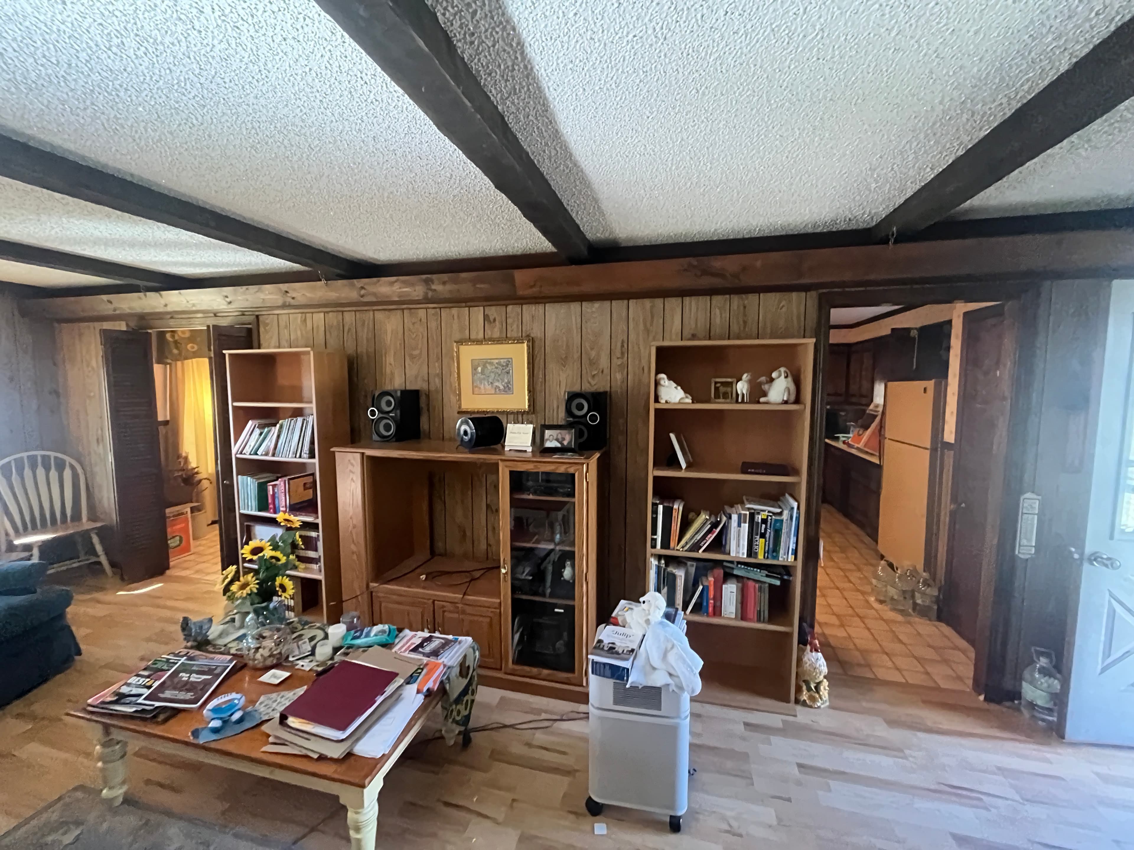Open-Concept Living Renovation — before