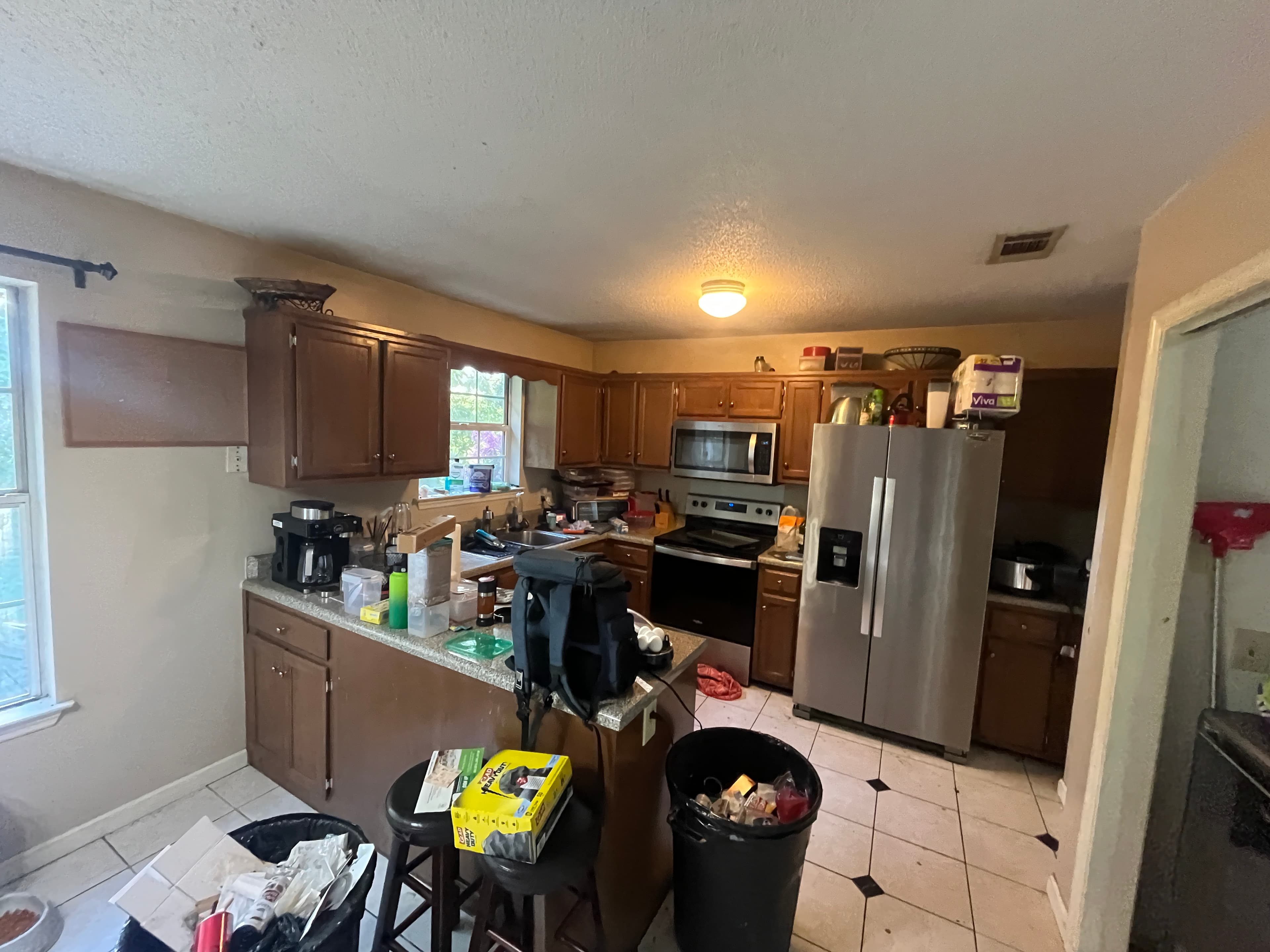 Bright White Kitchen Remodel — before