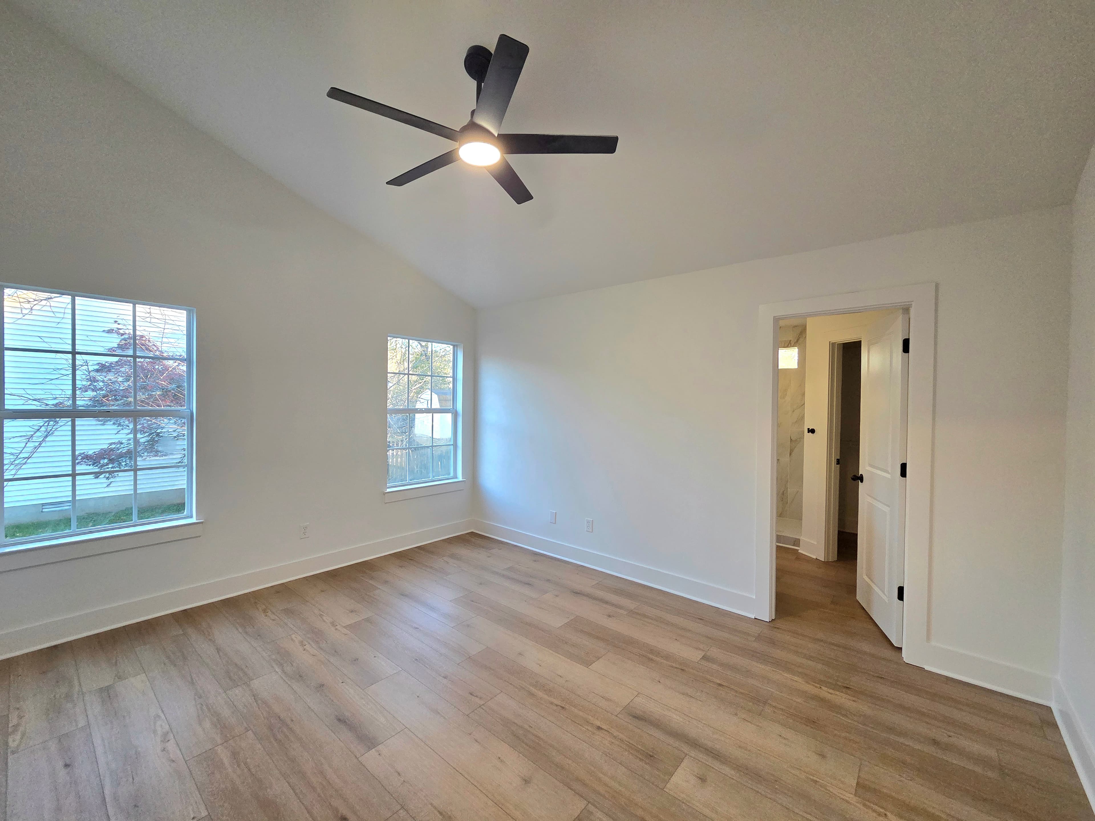 Vaulted Bedroom Remodel — after