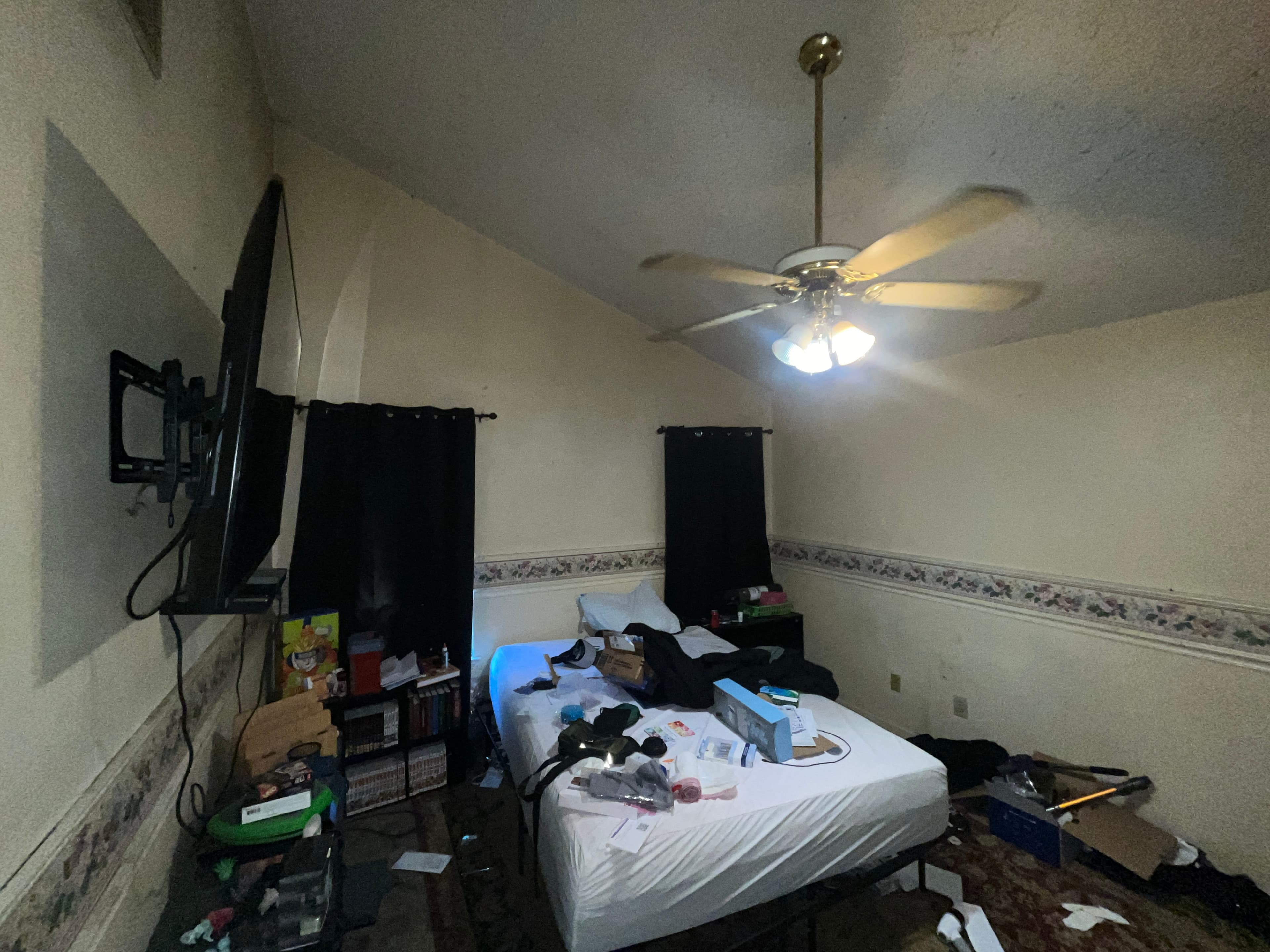 Vaulted Bedroom Remodel — before
