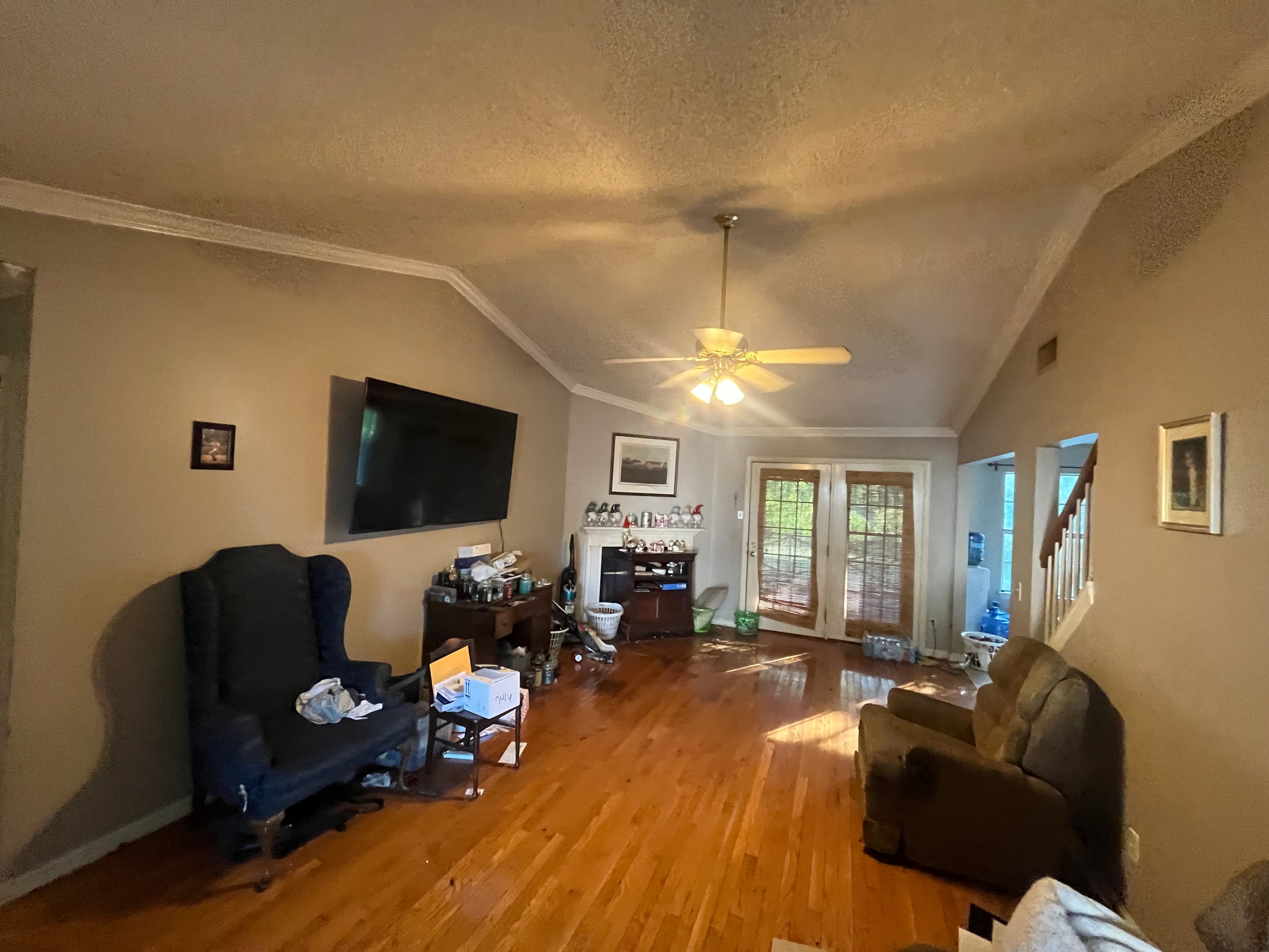Vaulted Great Room Remodel — before
