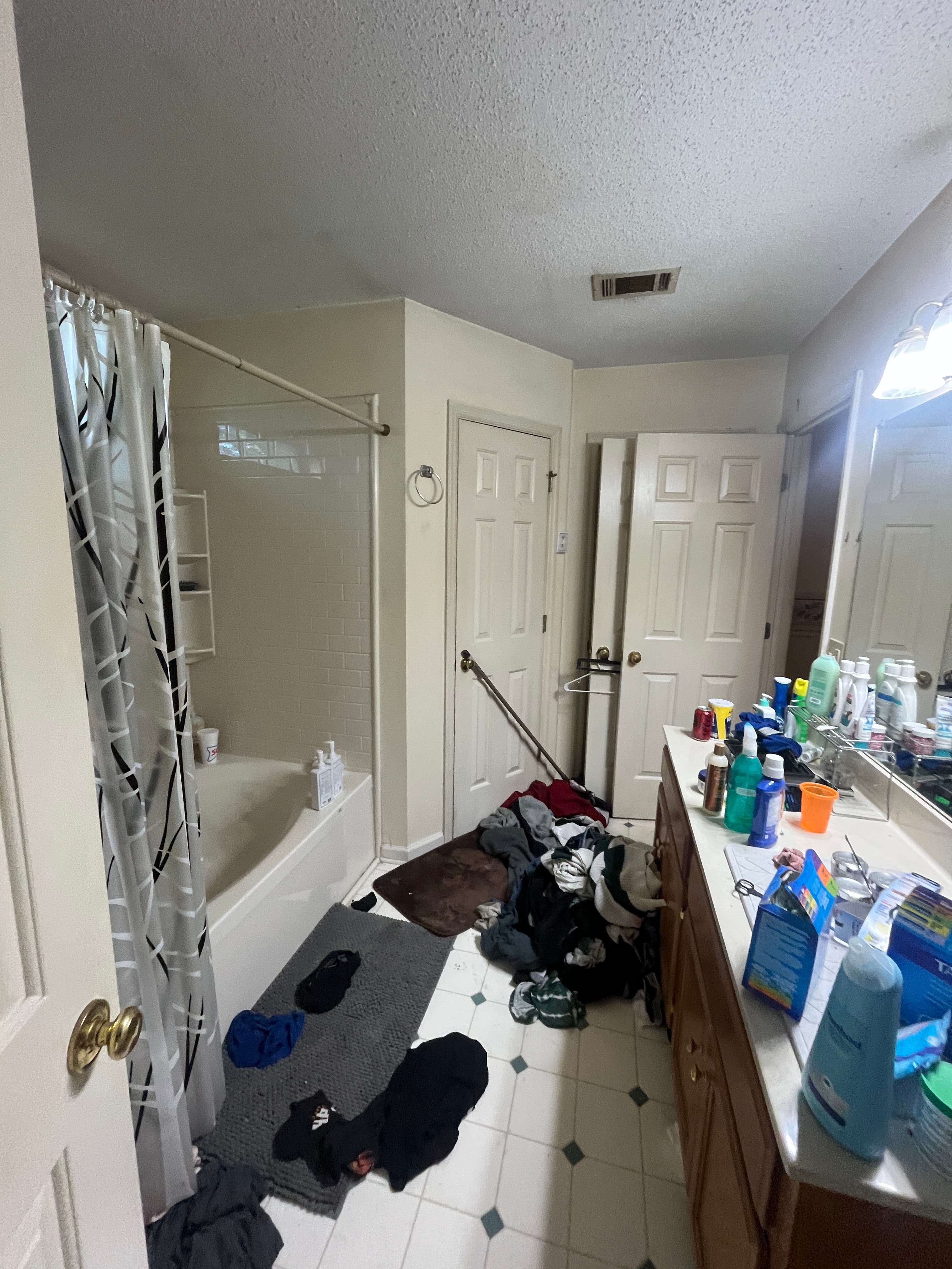 Primary Bath and Closet Renovation — before