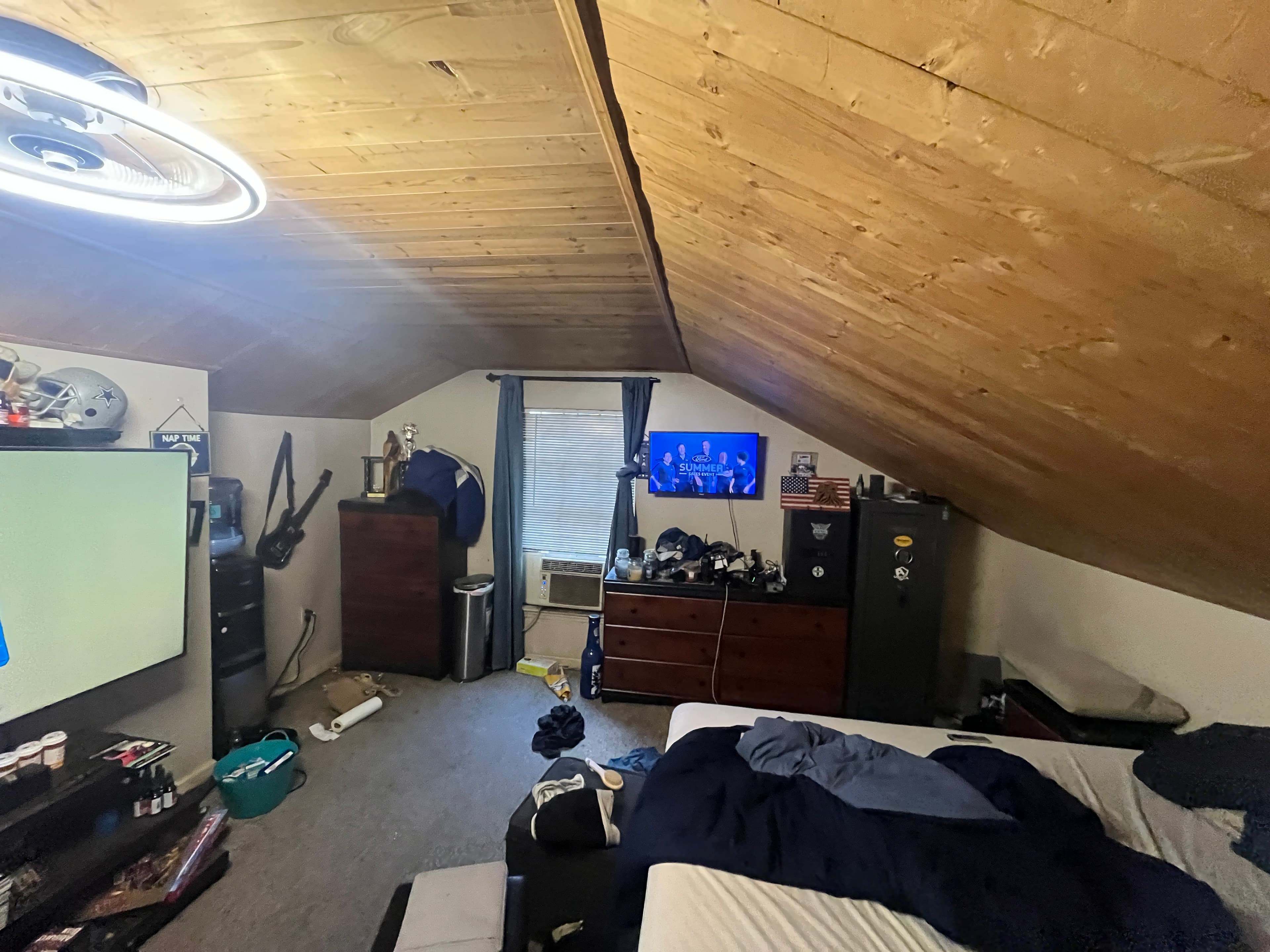 Attic Bonus Room Conversion — before